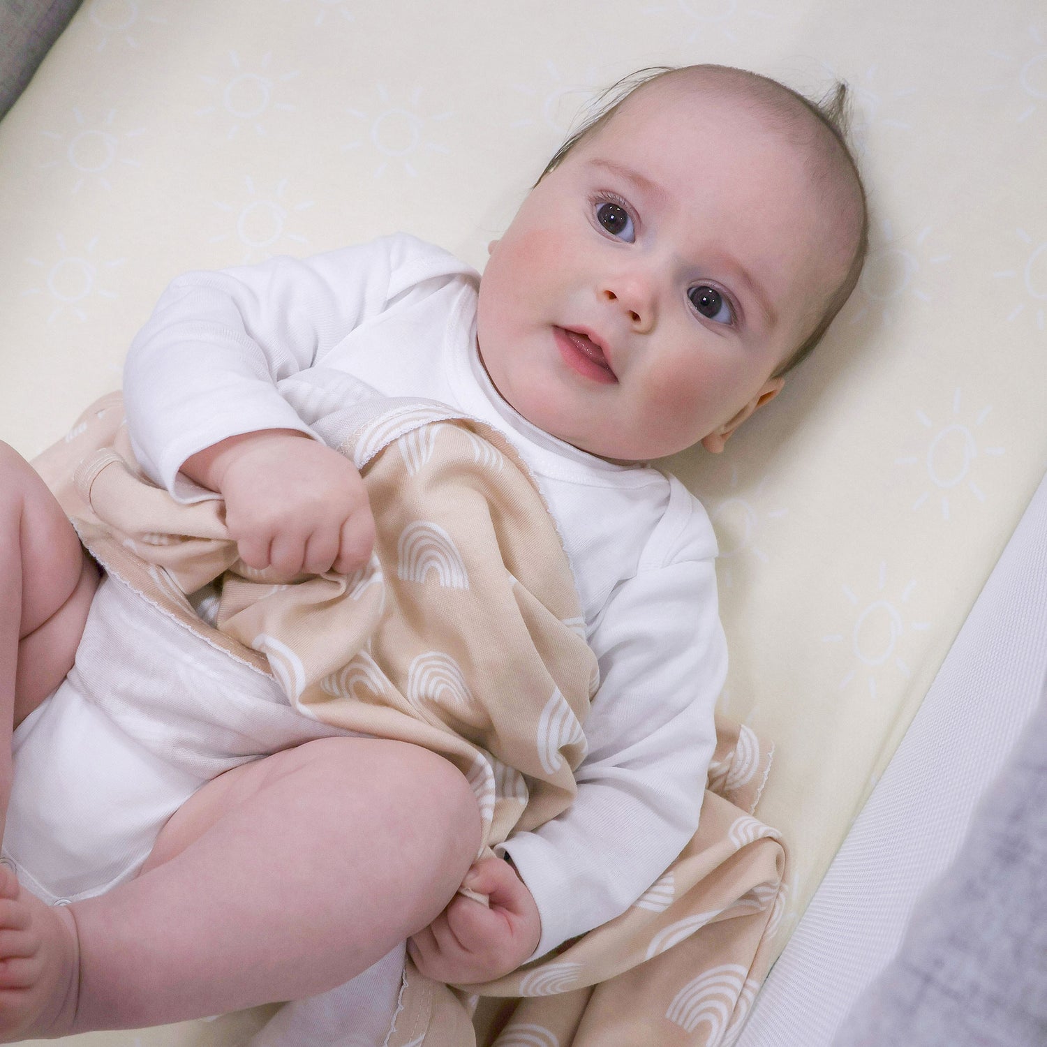 Nordic 2pk Jersey Wrap Vanilla/Latte