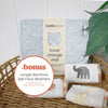 Nordic Travel Change Mat - Sky Plus FREE Jungle Face Washers