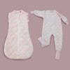 Nordic 2.5 TOG Swaddle Sleepbag & Sleep Suit Bundle - Rose