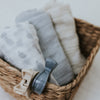 4pk Pram Clips Unisex Pack - Grey/Sand/Nutmeg/Terracotta