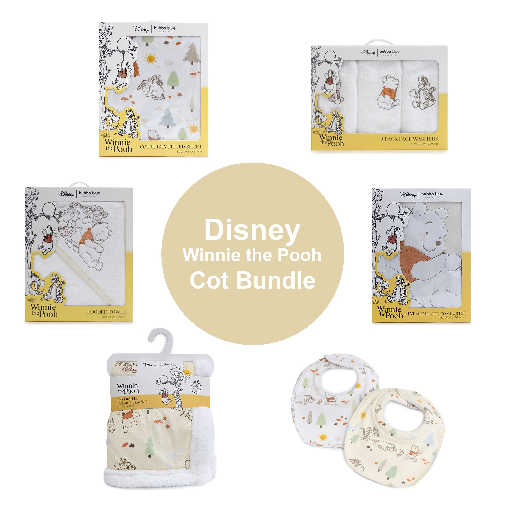 Disney Winnie the Pooh Cot Bundle