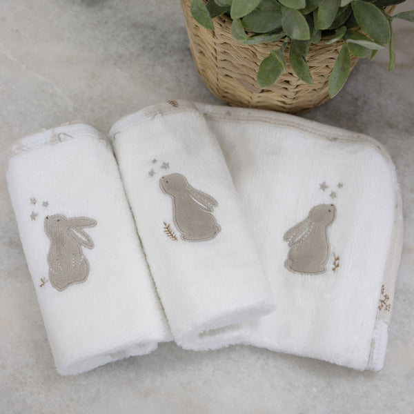 Bunny Dreams 3pk Face Washers