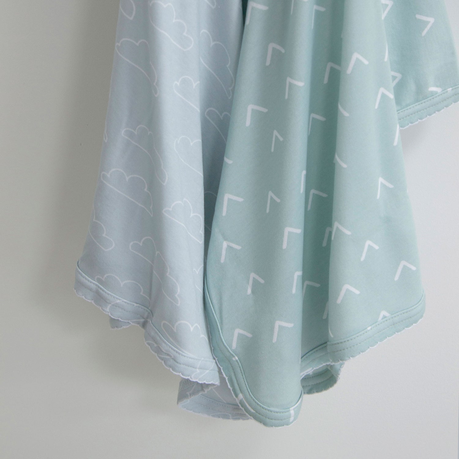 Nordic 2pk Jersey Wrap Dusty Sky/Mint