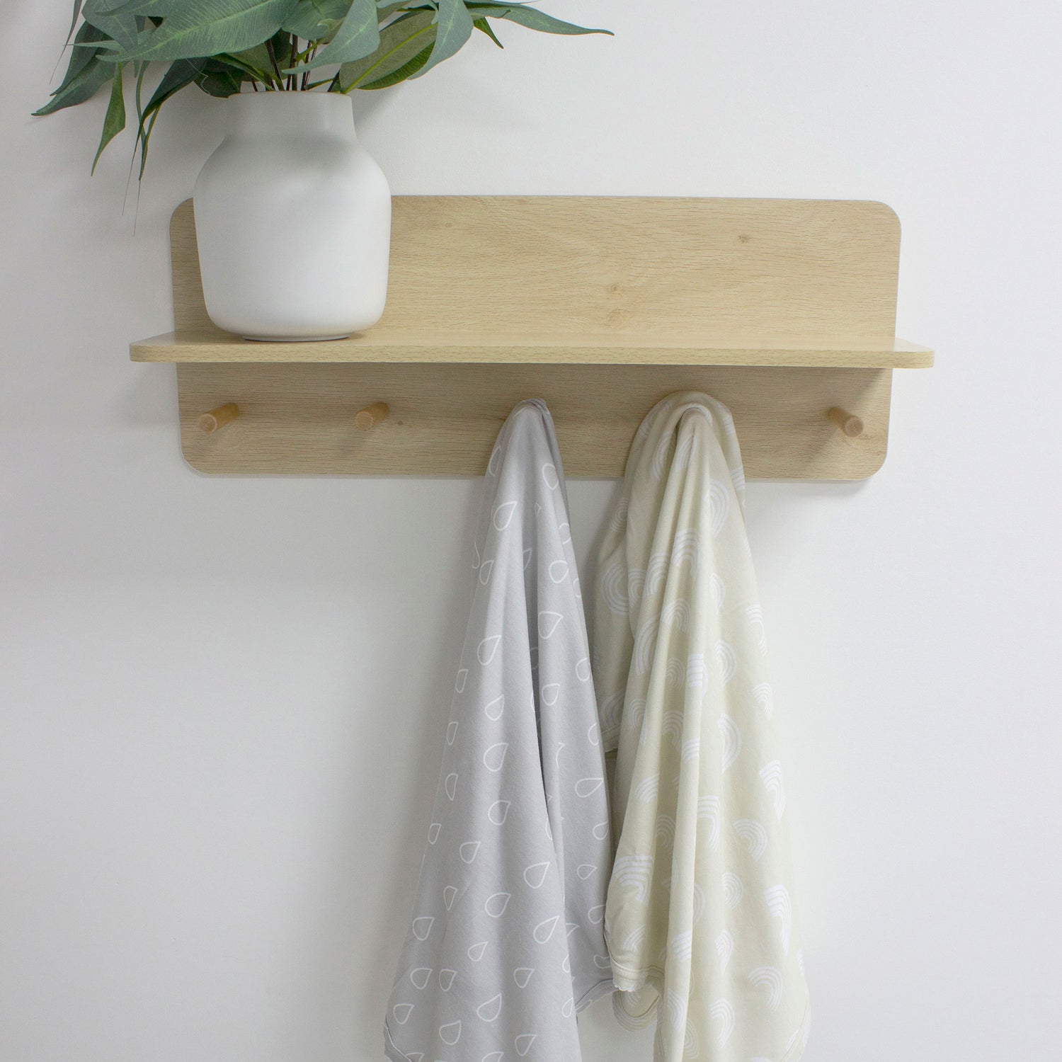 Nordic 2pk Jersey Wrap Grey/Sand