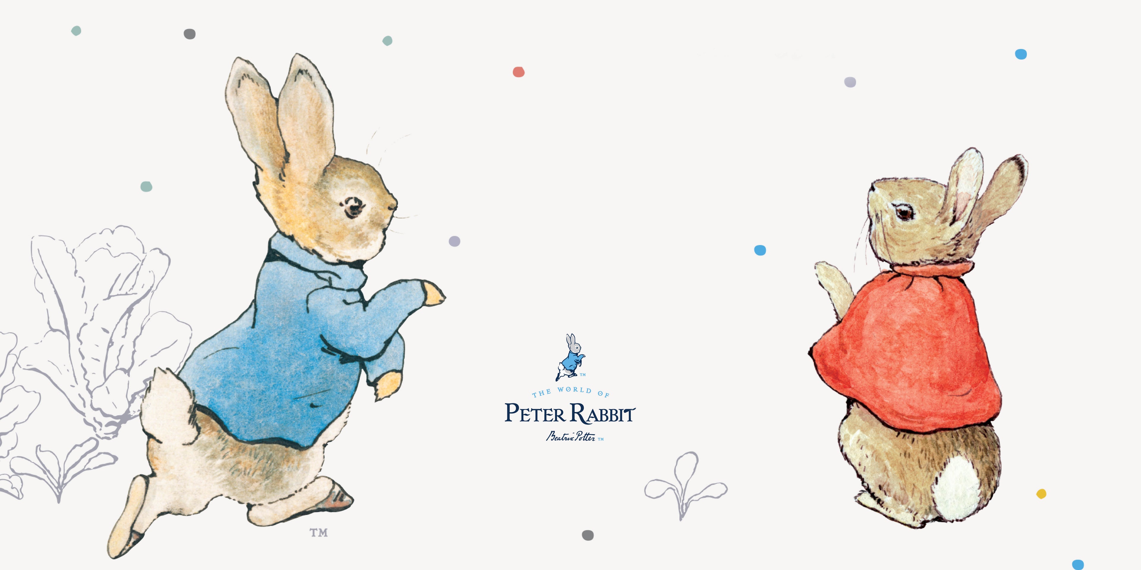 peter rabbit print baby swaddle wraps hanging on a hook