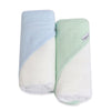 Confetti 2pk Hooded Towel Blue/Sage