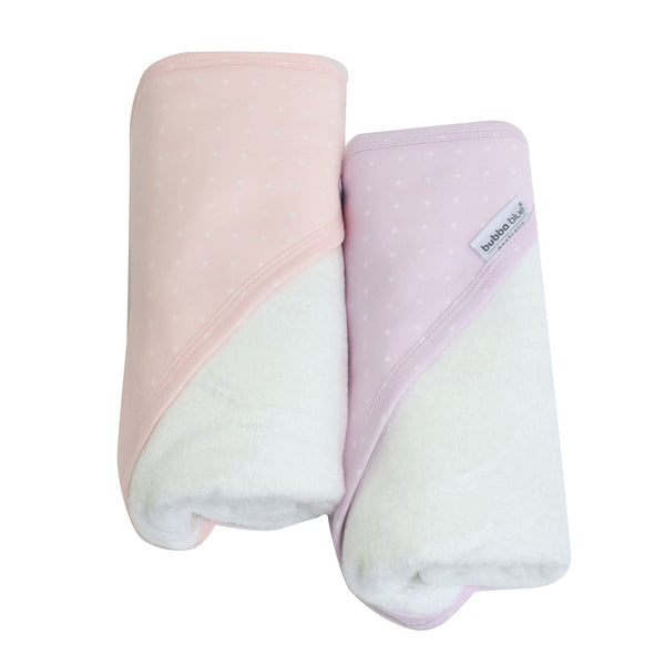 Confetti 2pk Hooded Towel Pink/Lilac
