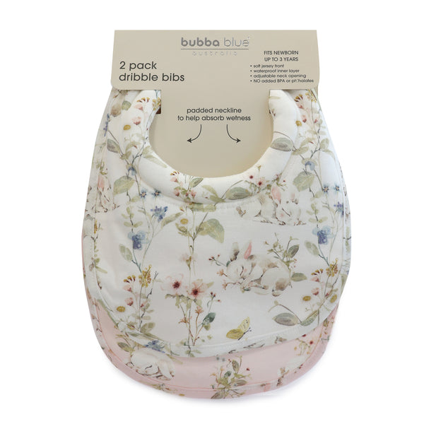Sleeping Bunny 2pk Dribble Bibs
