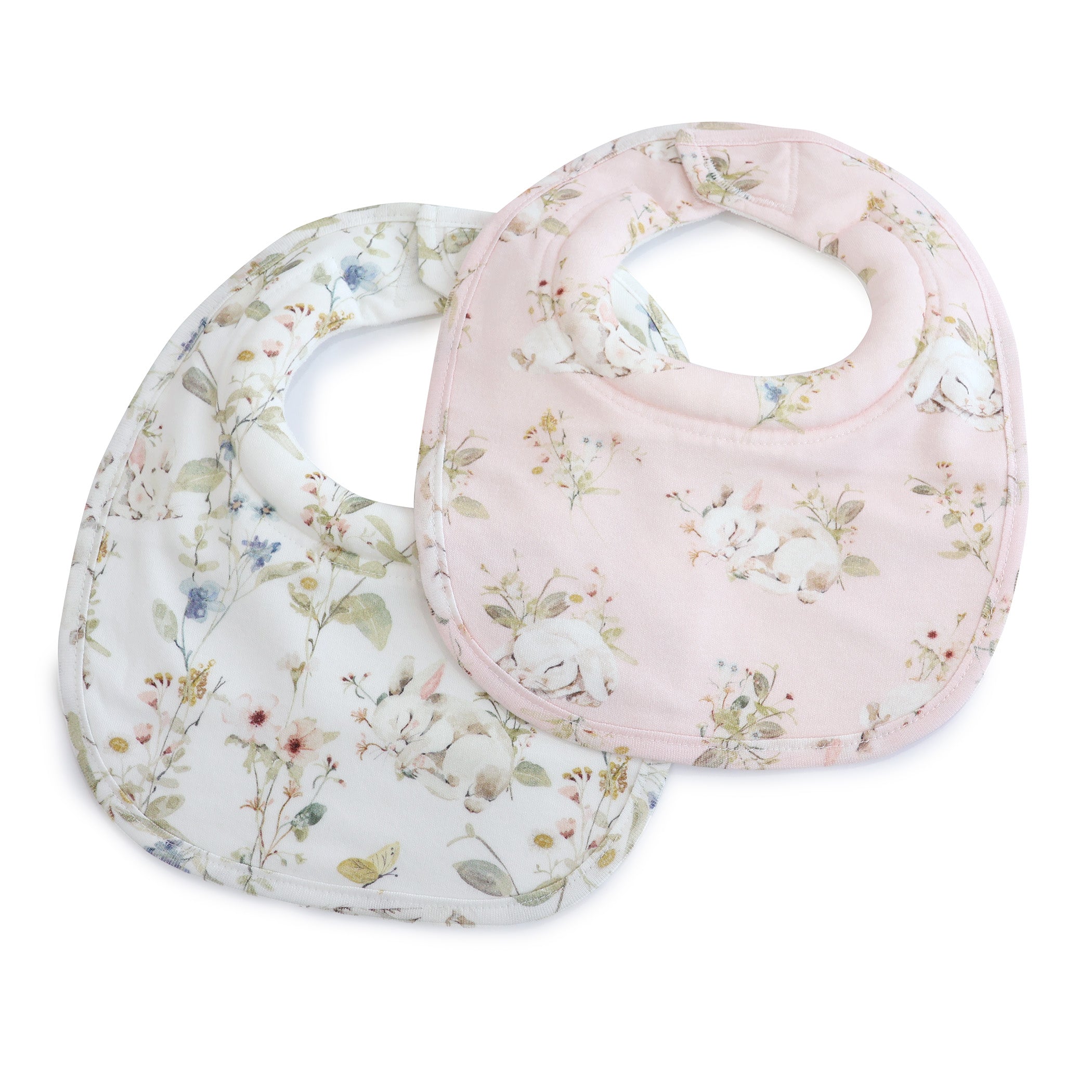 Sleeping Bunny 2pk Dribble Bibs