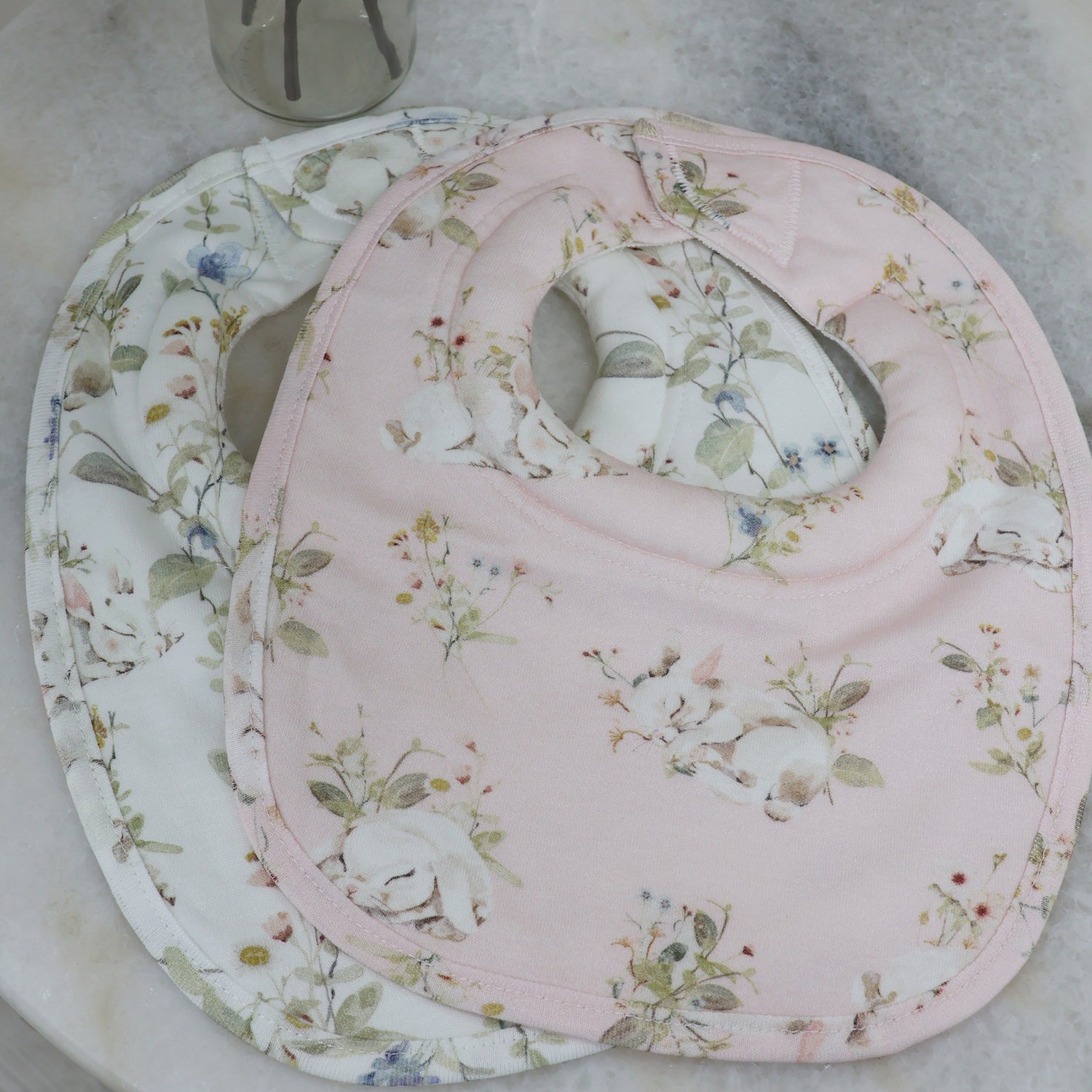 Sleeping Bunny 2pk Dribble Bibs