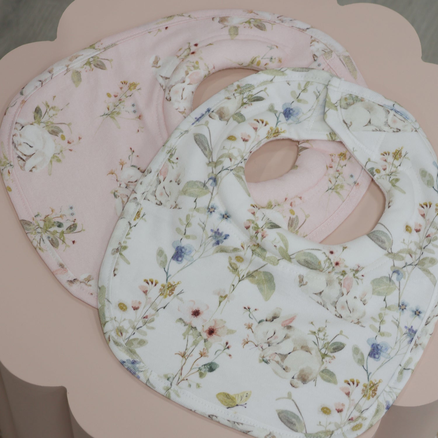 Sleeping Bunny 2pk Dribble Bibs