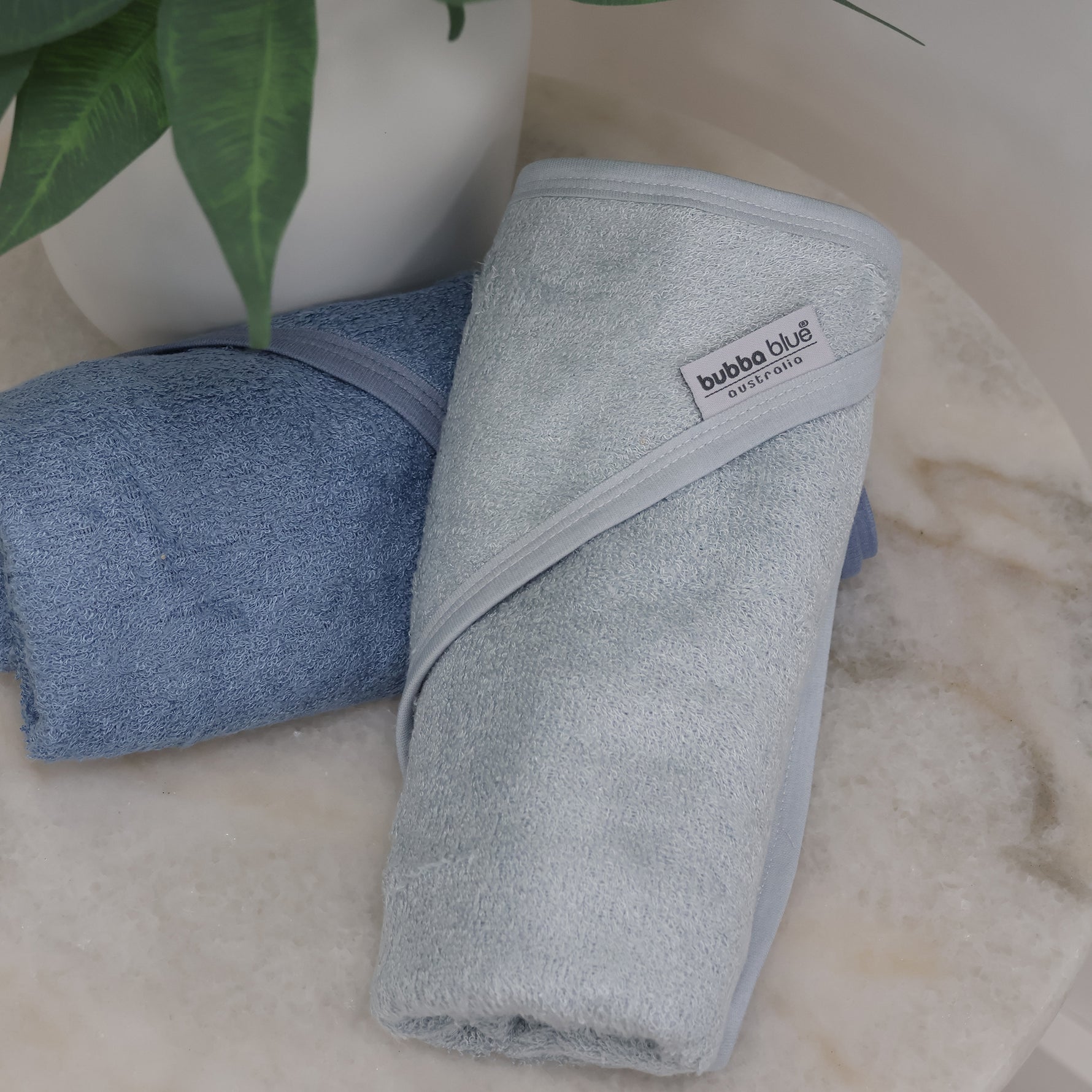 Sundae 2PK Hooded Towels - Blueberry - Bubba Blue Australia