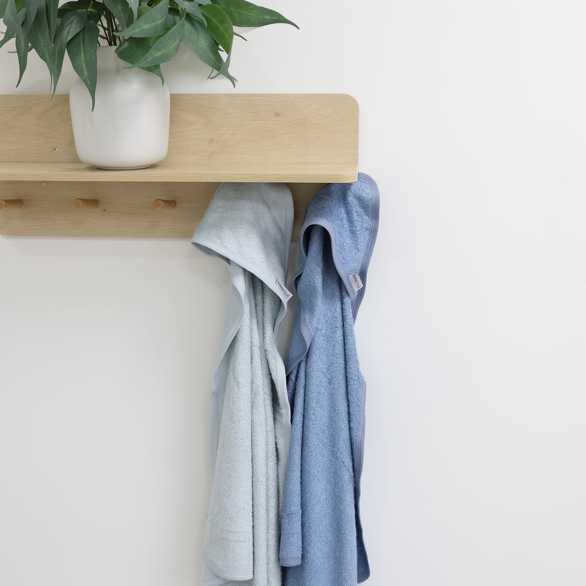 Sundae 2PK Hooded Towels - Blueberry - Bubba Blue Australia