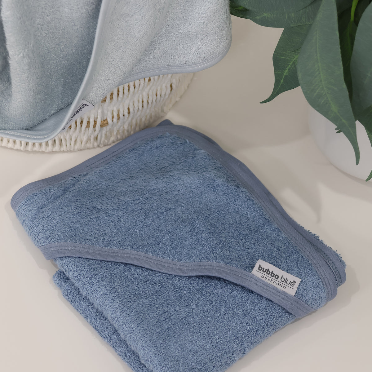 Sundae 2PK Hooded Towels - Blueberry - Bubba Blue Australia