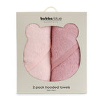 Sundae 2PK Hooded Towels - Cupcake - Bubba Blue Australia
