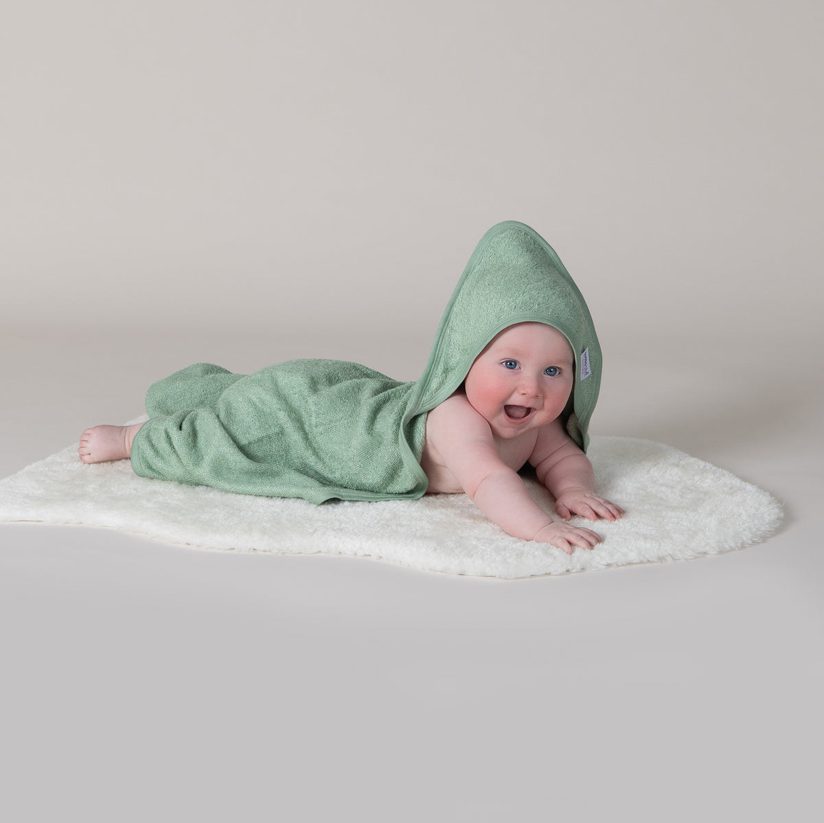 Bubba Sundae 2PK Hooded Towels - Greentea - Bubba Blue Australia