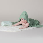 Bubba Sundae 2PK Hooded Towels - Greentea - Bubba Blue Australia