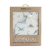 Jurassic Bamboo 2PCS Jersey Swaddle & Beanie Set
