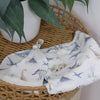 Jurassic Bamboo 2PCS Jersey Swaddle & Beanie Set