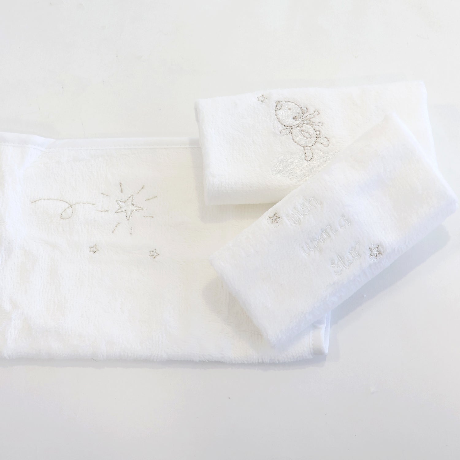 Wish Upon A Star 3pk Face Washers