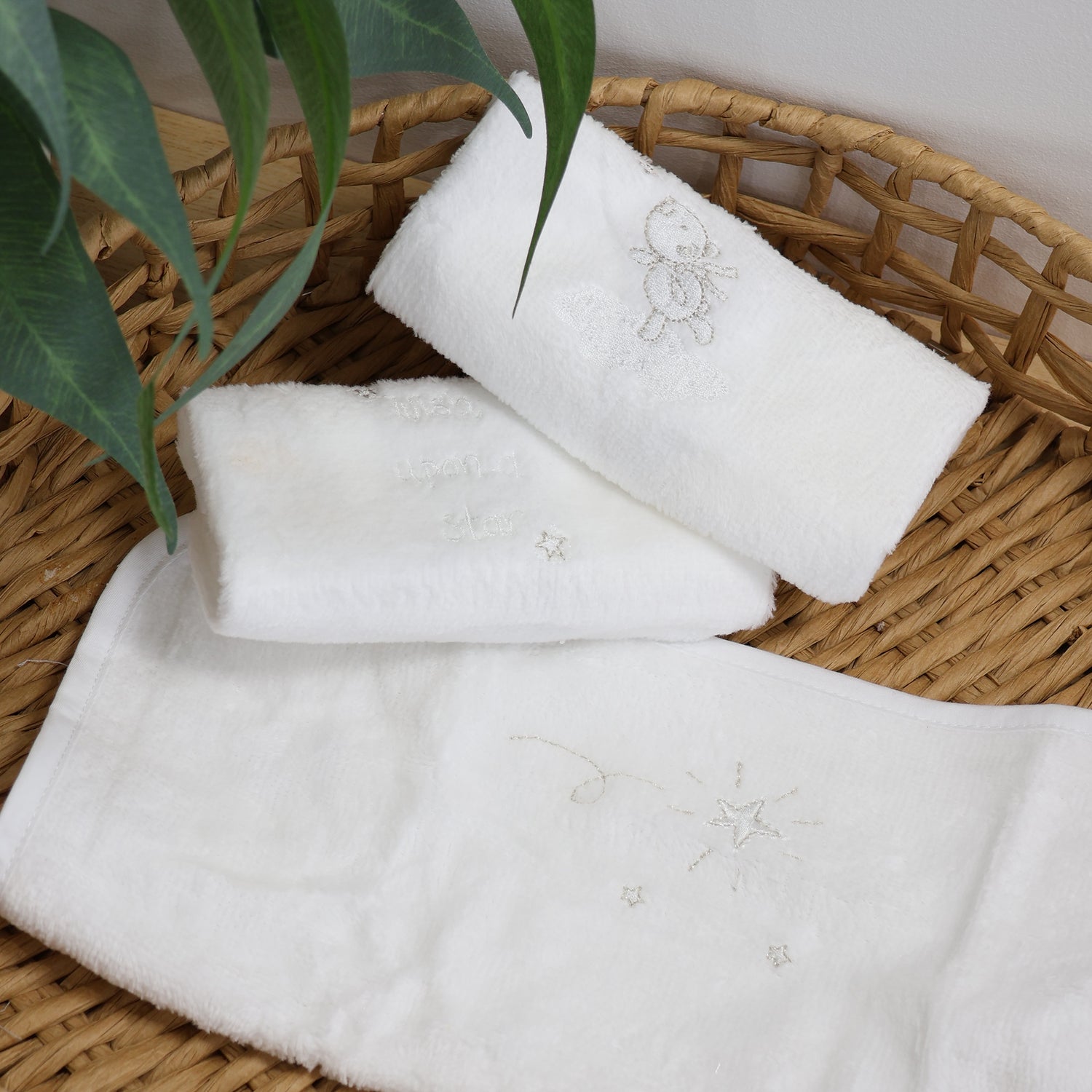 Wish Upon A Star 3pk Face Washers
