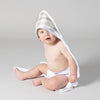 Provincial 2pk Hooded Towel - Olive/Taupe