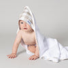 Provincial 2pk Hooded Towel - Olive/Taupe