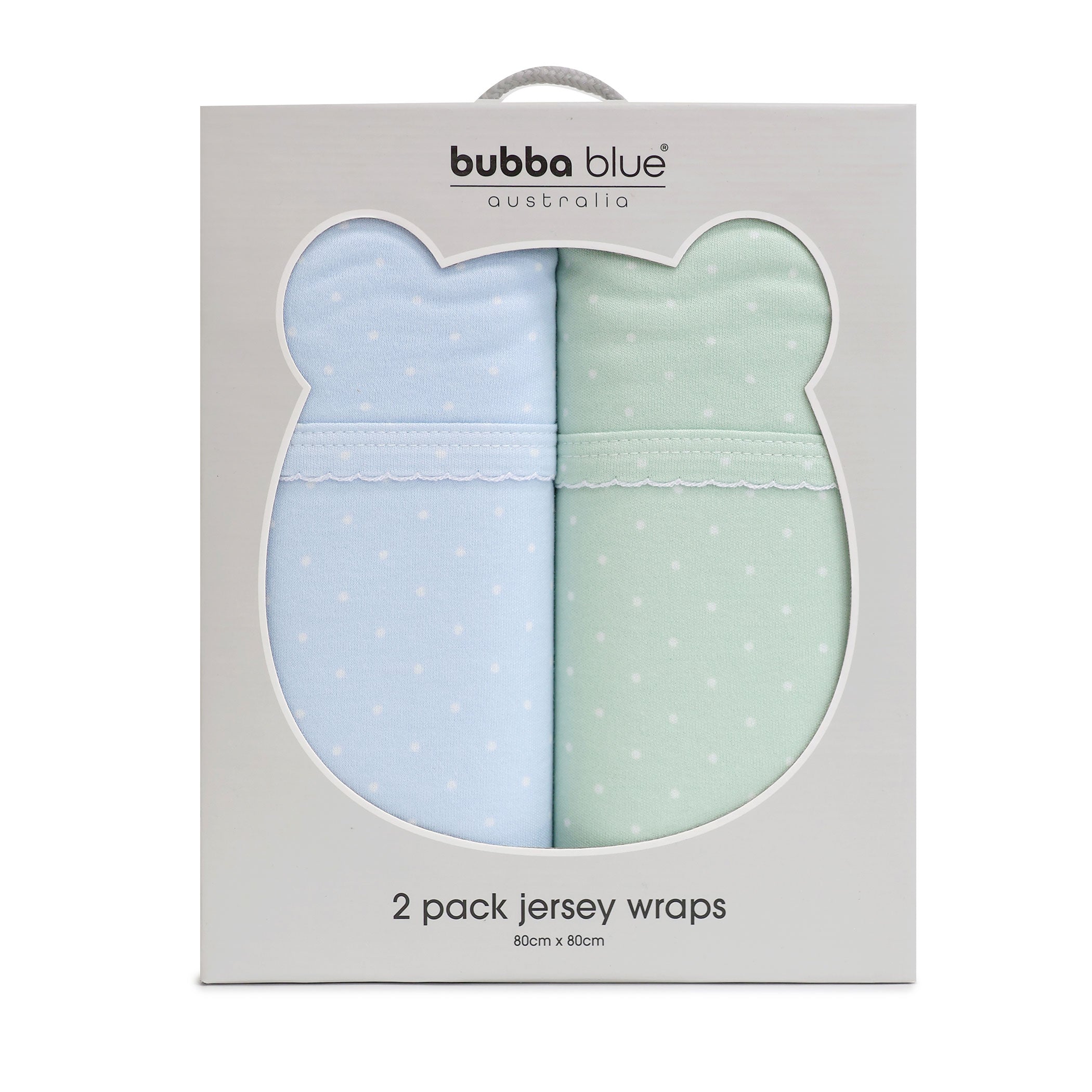 Confetti 2pk Jersey Swaddle Wrap Blue/Sage