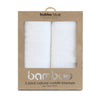 Bamboo White 2pk Cellular Blankets