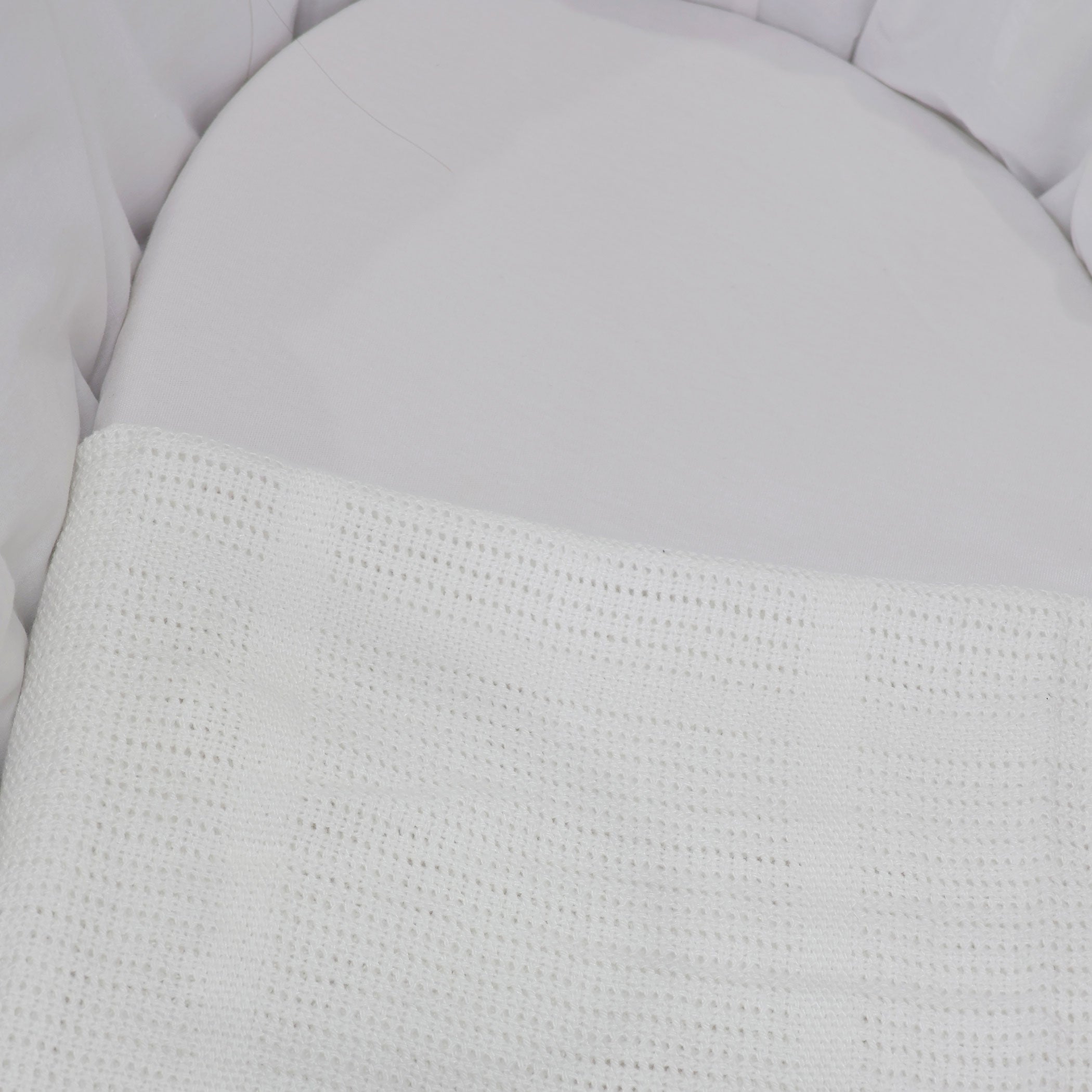 Bamboo White 2pk Cellular Blankets