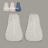 2x Nordic 2.5 TOG Swaddle Sleep Bags Bundle (0-3M and 3-9M)