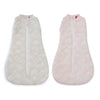 2x Nordic 2.5 TOG Swaddle Sleep Bags Bundle (0-3M and 3-9M)