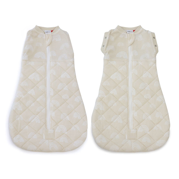2x Nordic 2.5 TOG Swaddle Sleep Bags Bundle (0-3M and 3-9M)