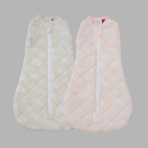 2x Nordic 2.5 TOG Swaddle Sleep Bags Bundle (0-3M and 3-9M)