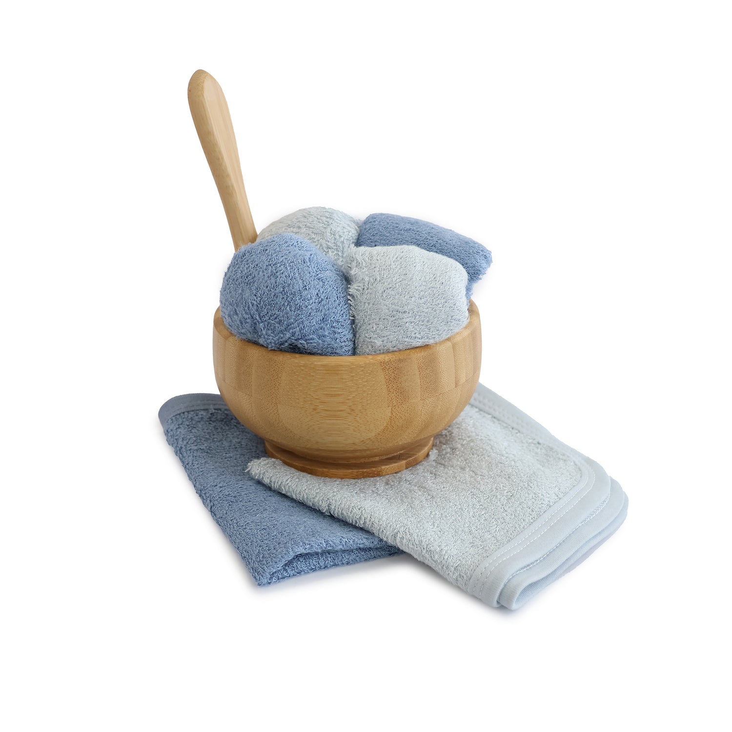 Bubba Sundae 6pk Wash Cloths - Blueberry - Bubba Blue Australia