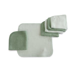 Bubba Sundae 6pk Wash Cloths - Greentea - Bubba Blue Australia