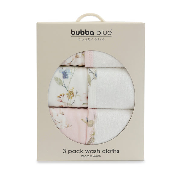 Sleeping Bunny 3pk Wash Cloths