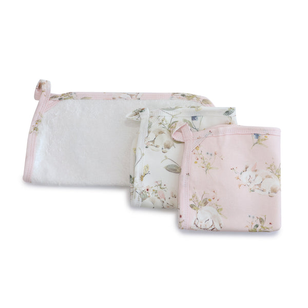 Sleeping Bunny 3pk Wash Cloths