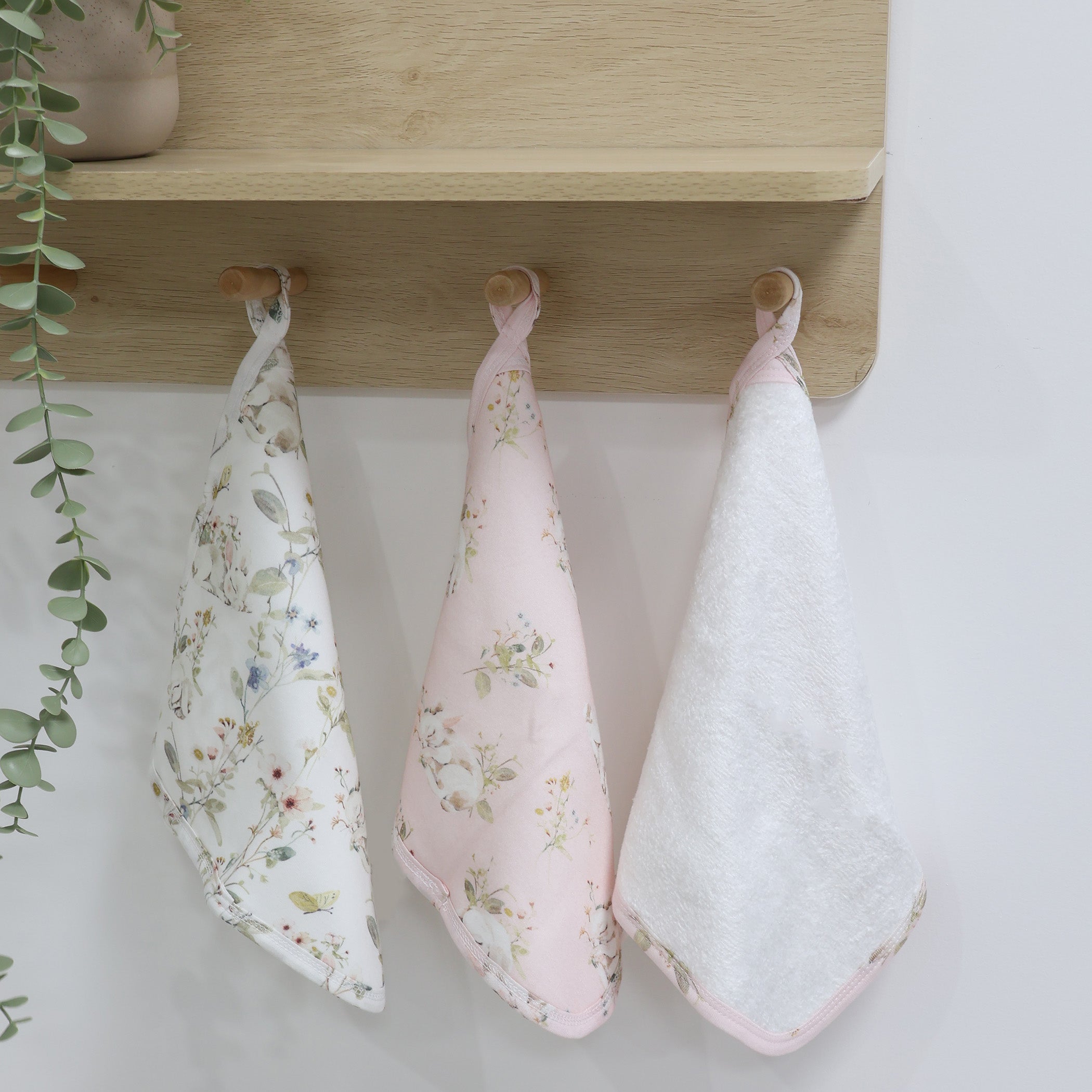 Sleeping Bunny 3pk Wash Cloths