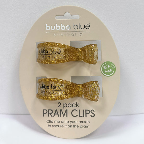 *Free Gift - 2pk Gold Pram Clips