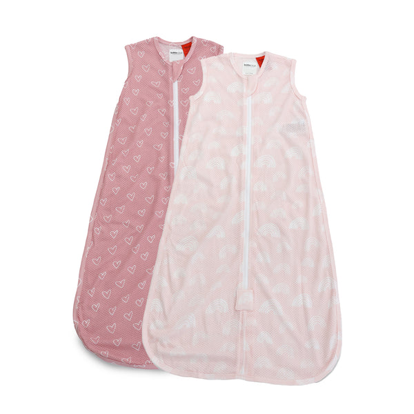 Nordic 0.2 TOG 2pk Air+ Sleep Bags Berry/Rose