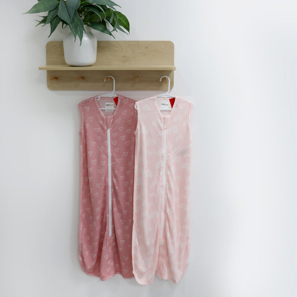 Nordic 0.2 TOG 2pk Air+ Sleep Bags Berry/Rose