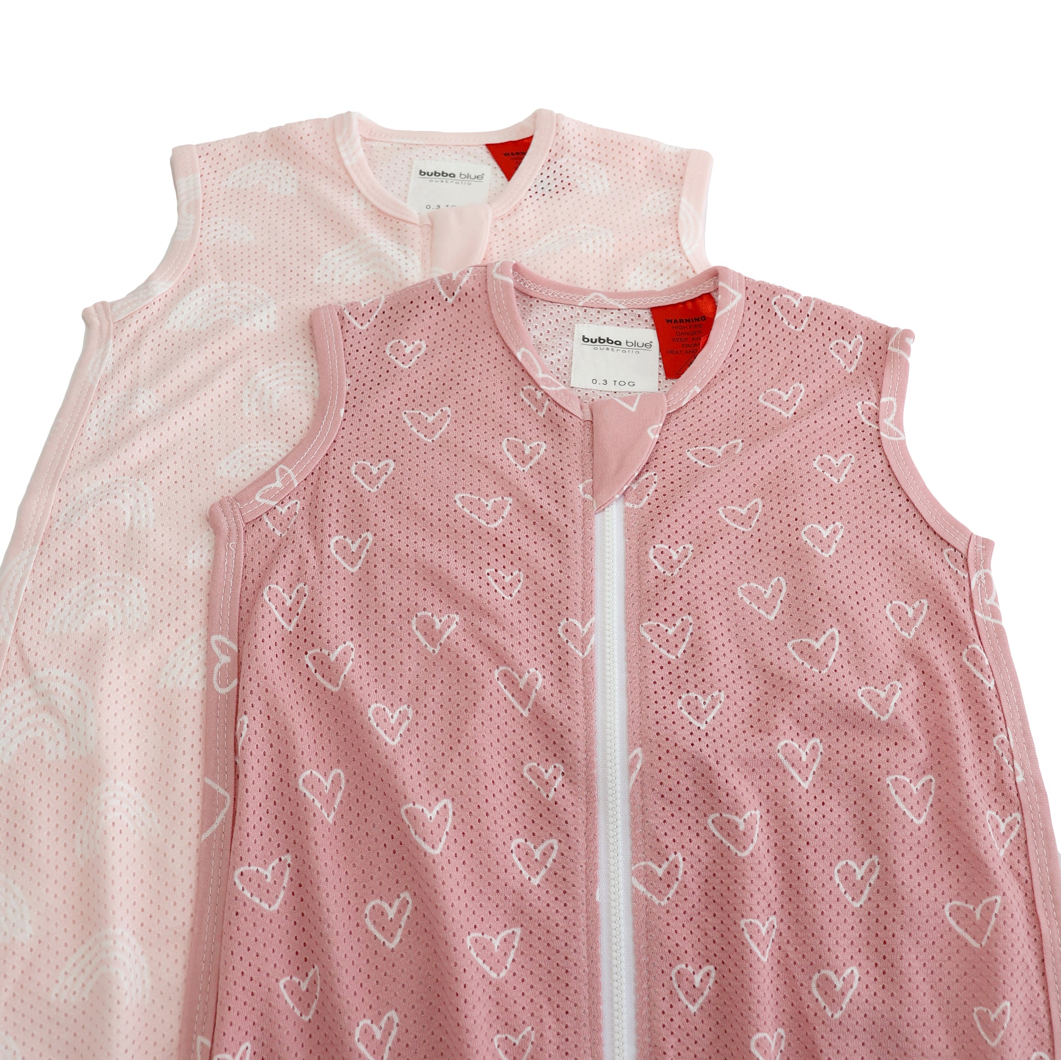 Nordic 0.2 TOG 2pk Air+ Sleep Bags Berry/Rose