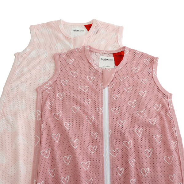 Nordic 0.2 TOG 2pk Air+ Sleep Bags Berry/Rose