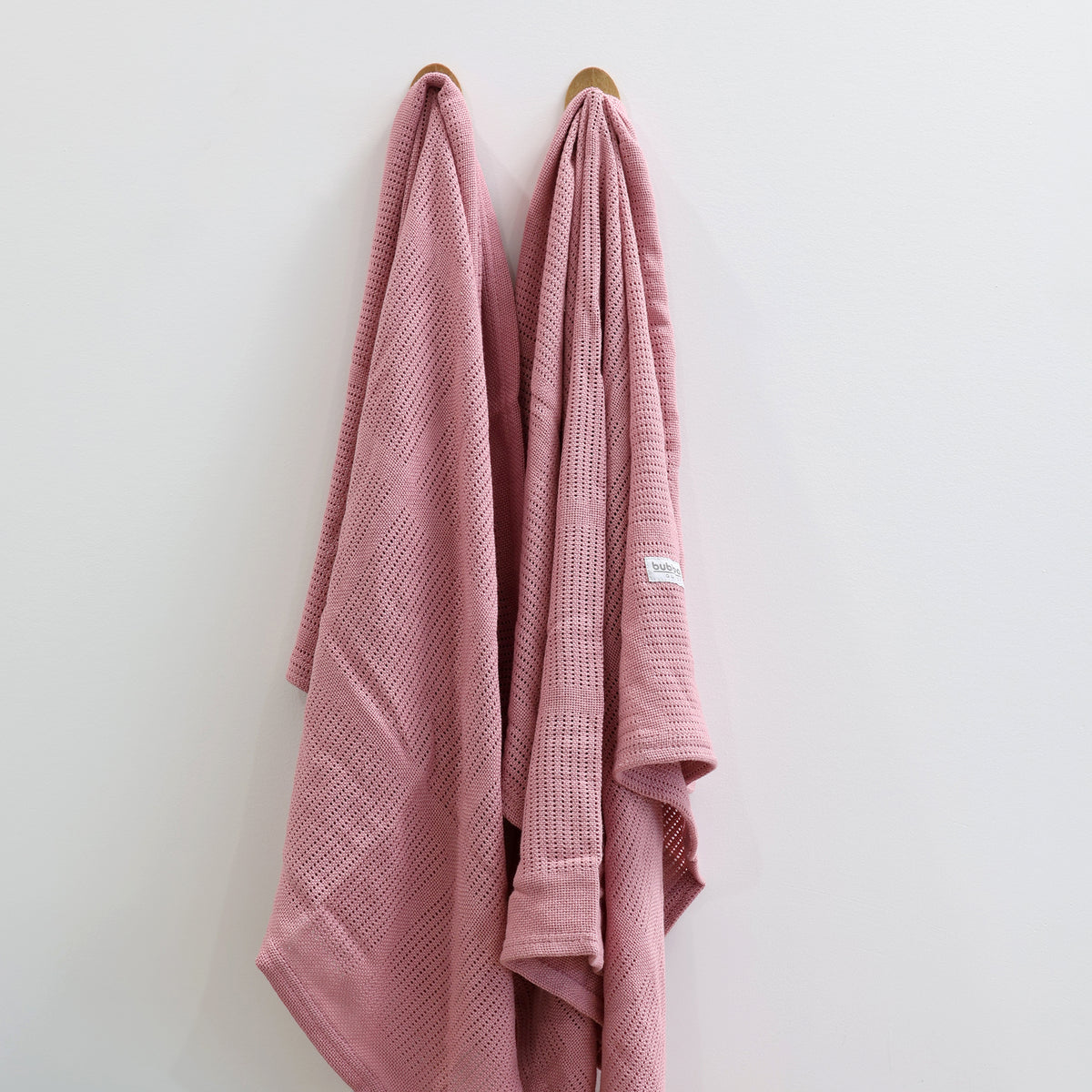Nordic 2pk Cellular Blanket Berry/Berry