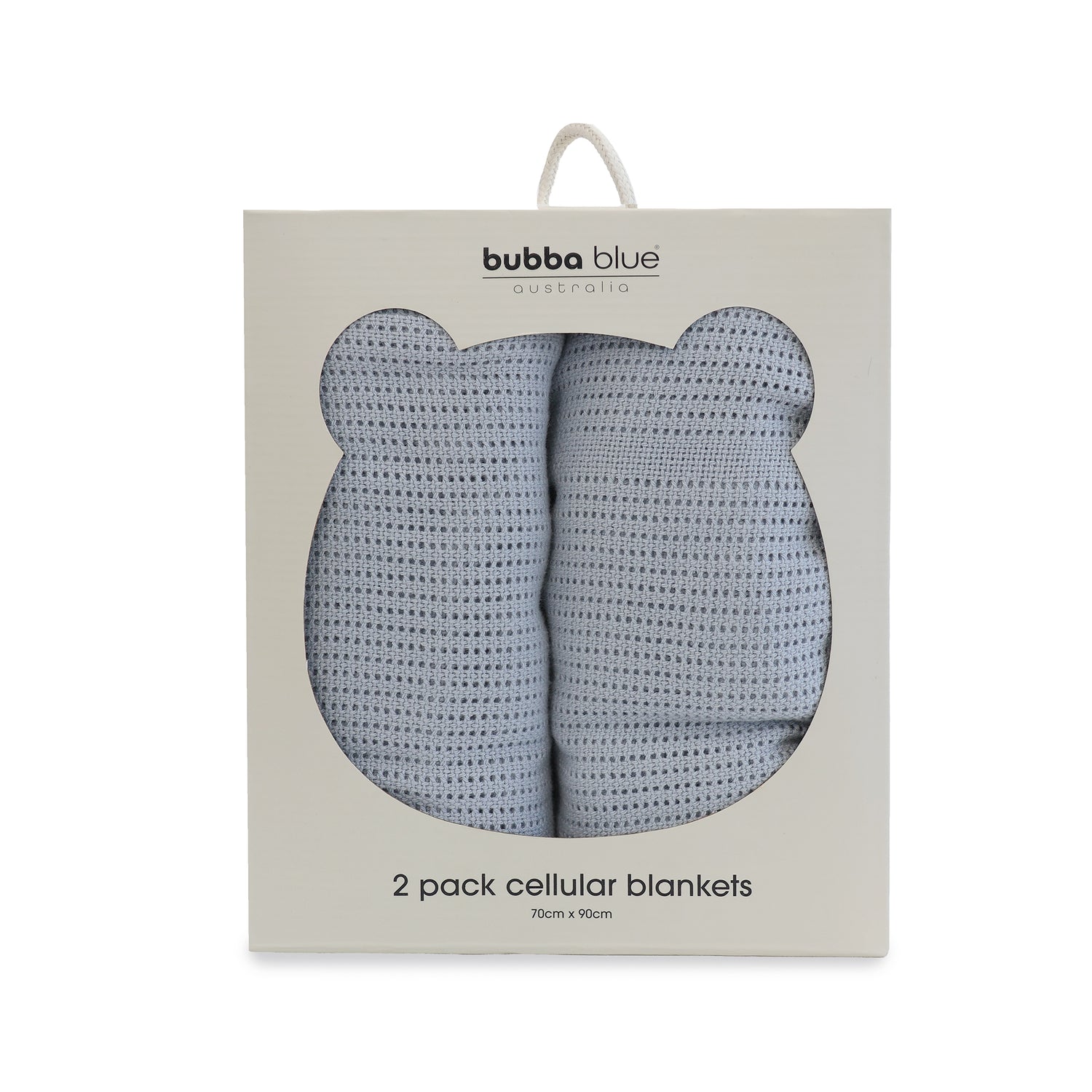 Nordic 2pk Cellular Blanket Sky/Sky
