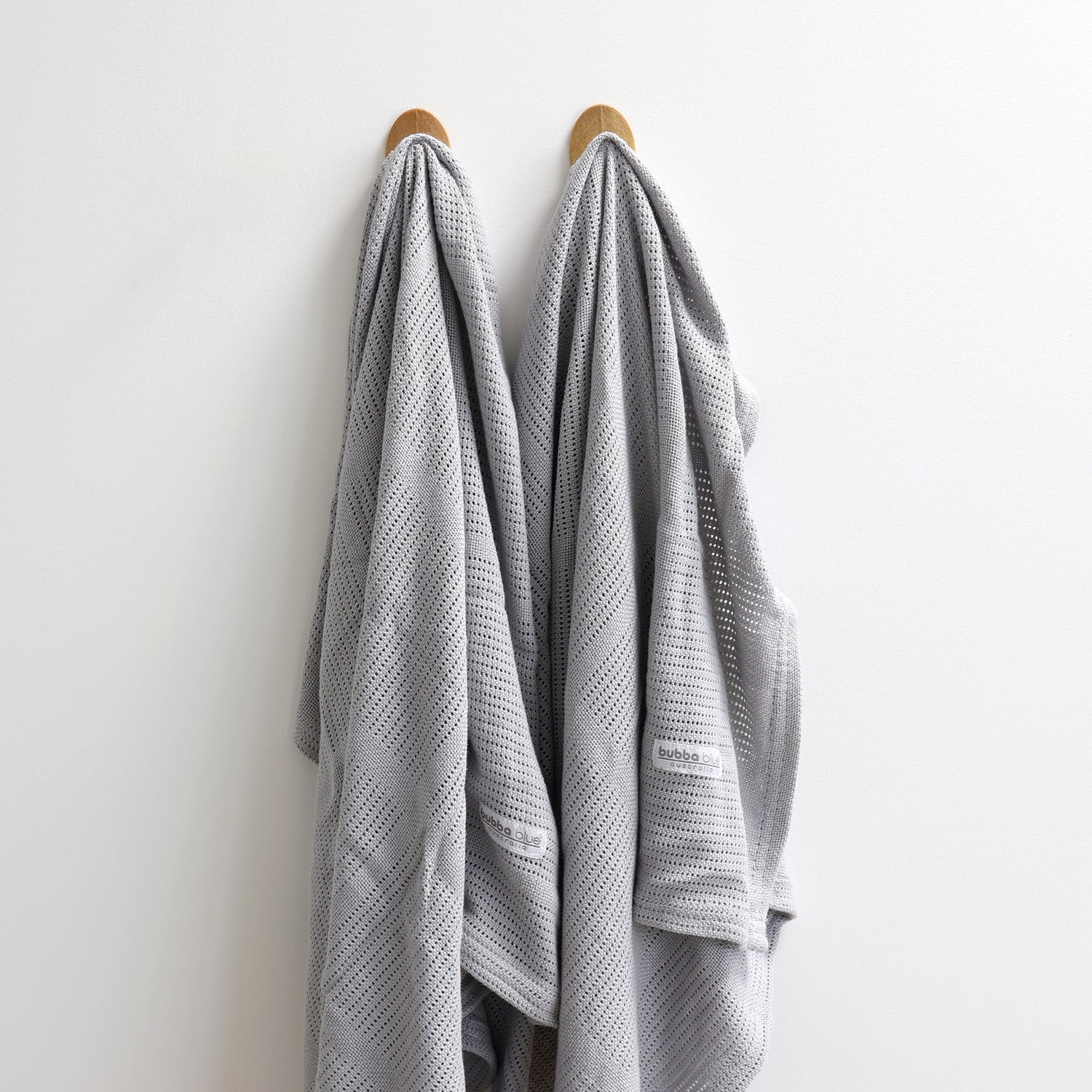 Nordic 2pk Cellular Blanket Grey/Grey