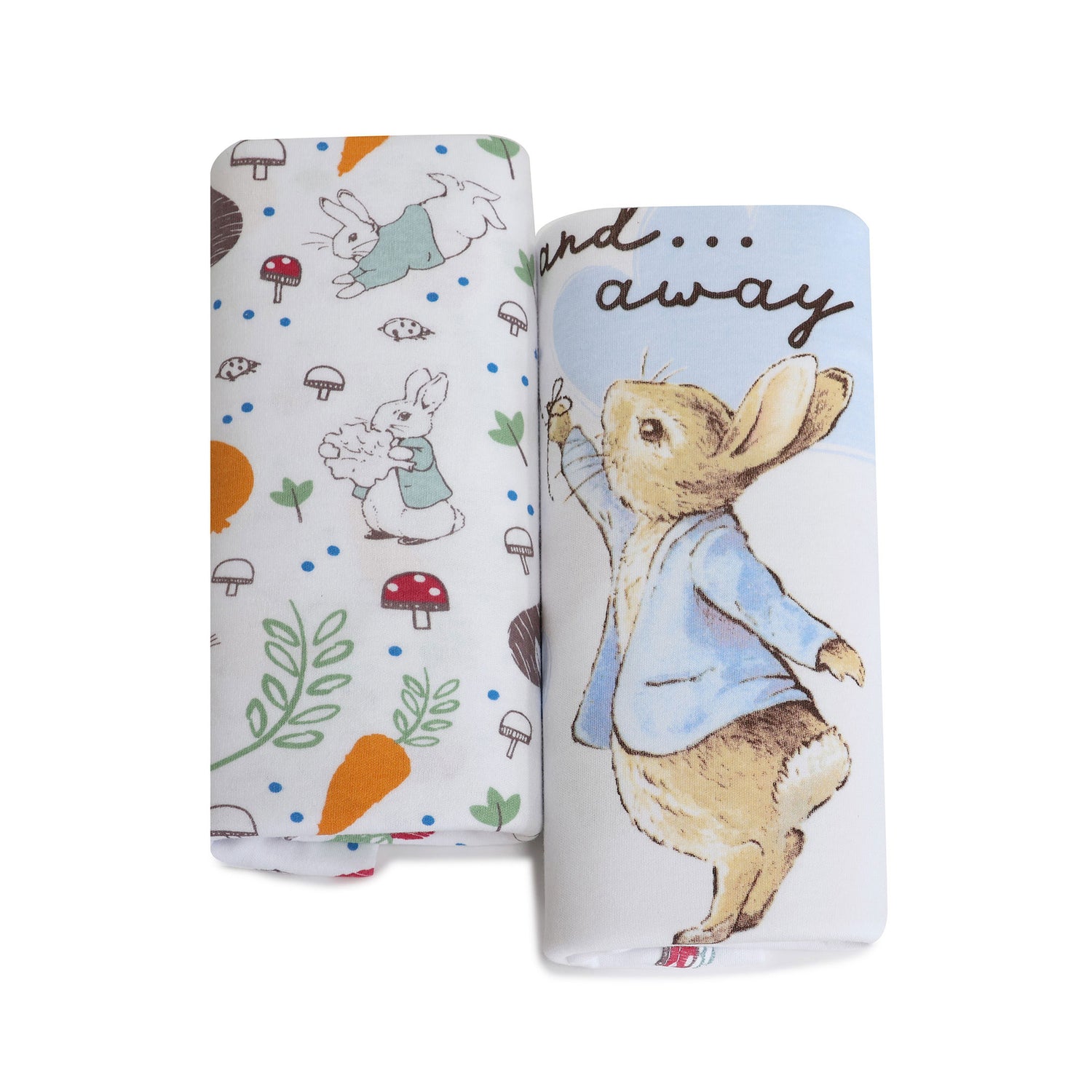 Peter Rabbit 'New Adventure' 2pk Jersey Wraps - Blue