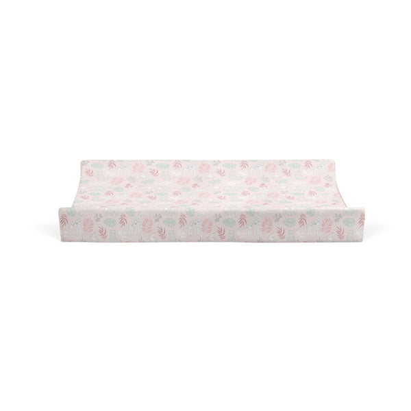 Jungle Bamboo Waterproof Change Mat Cover - Berry
