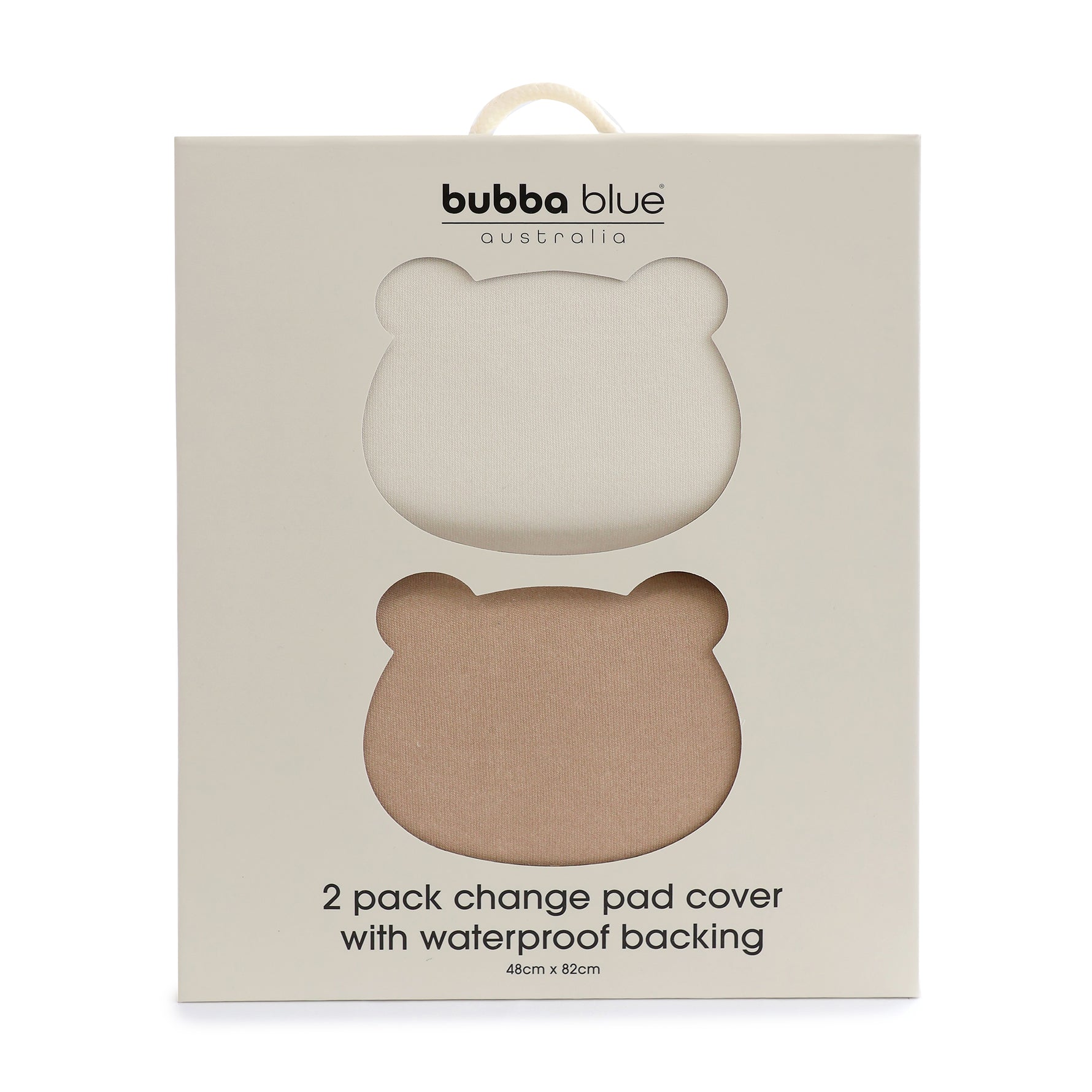 Bubba Sundae 2pk Waterproof Change Pad Covers - Chestnut - Bubba Blue Australia